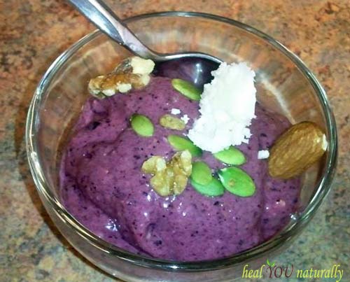 Blueberry Banana Sorbet Quick, Easy, and Satisfying
