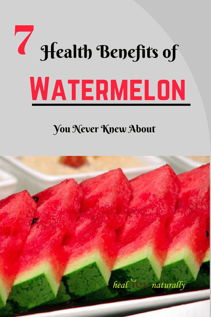 7healthbenefitswatermelon HealYOUnaturally