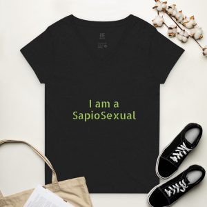SapioSexual- Women’s recycled v-neck t-shirt